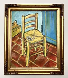 Buy 'Vincent's Chair' Vincent Van Gogh Reproduction 16x20 Vintage Gold Framed • 2,088.65£