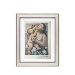 Buy Pablo Picasso Vintage Print, 1950s (Mother And Child, 1922) - Signed Lithograph • 29.92£