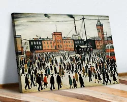 Buy Going To Work CANVAS WALL ART PRINT ARTWORK PAINTING PICTURE Ls Lowry Style • 37.99£
