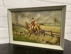 Buy 1930’s Oil On Board Hunt Horse Hound Painting Vintage Antique Art Original • 95£