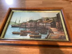 Buy Kevin Platt Framed Signed Picture Of SALCOMBE Excellent Condition • 15£