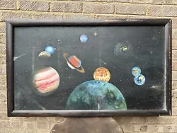 Buy Solar System Planets Space Original 1980s Oil Painting GALLERY 181 Fulham London • 600£