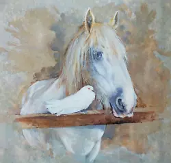 Buy Heavy Horse And Friend,  Book Print Of A  Painting By G. Beningfield • 2.59£