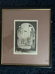 Buy Day Lowry JACKSON ARCH & STATUE VMI Etching Print FRAMED SIGNED • 34.02£