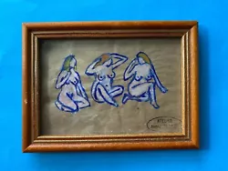 Buy Watercolor Painting Three Naked Muses Workshop A. Derain • 14.16£