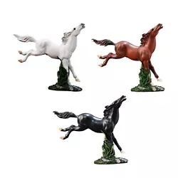 Buy Nordic Simple Horse Statues Sculptures Collection Resin Crafts Figurines • 29.72£