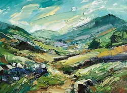 Buy Original Contemporary Landscape Oil Painting Ireland Colour Texture Fine Art • 0.99£