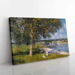 Buy Walnut Tree In A Thomery Field By Alfred Sisley Canvas Wall Art Print Framed • 24.95£