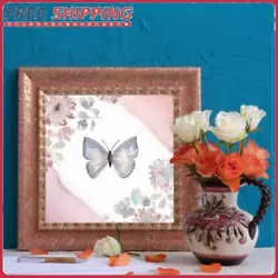 Buy Butterflies And Flowers Oil Paint By Numbers Kit DIY Acrylic Painting Frameless • 4.92£