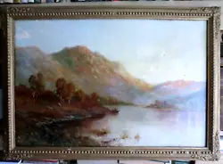 Buy Original Graham Williams (Francis Jamieson) Oil Painting, Loch Venachar Scotland • 299.99£