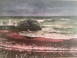 Buy Signed By Artist Seascape Print From Original Painting By Lana Arkhi 42x29.5 Cm  • 7£
