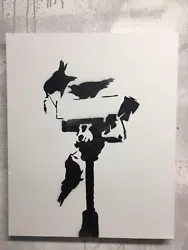Buy Banksy, Spray Paint And Stencil On Canvas, ANGRY CROWS  • 1£