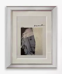 Buy Andy Warhol Hand Signed Original Lithograph Print Certificate $3,500 Appraisal¡ • 1,183.57£