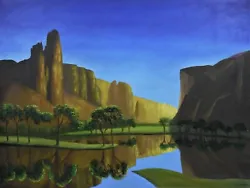 Buy Sunset In Yosemite Valley Painting By Philipp Merillat • 7,874.95£