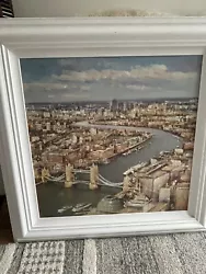 Buy HELIOS GISBERT (b.1958 ) (Spanish) Original Oil Painting ‘The Thames, London IV’ • 775£