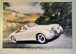 Buy Jaguar Xk150 Roadster Rare Vintage A1 Car Poster • 23.99£