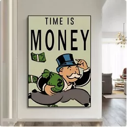 Buy Mono Poly Time Is Money Movie Posters A3  Decoration Painting Wall  Kraft Paper • 6.62£