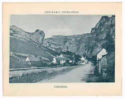 Buy Cheddar Gorge Village Somerset Antique Print Picture 1900 BPF#1731 • 2.99£