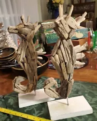 Buy Driftwood Seahorse Sculpture Lot Of 2  • 14.88£