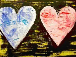 Buy Jim Dine        Two Hearts At Sunset        Lithograph         BA  MAKE OFFER • 4,094.97£