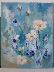 Buy Summer Flowers In The Meadow, Impasto Oil Painting On Canvas, Original Painting • 41.82£