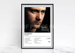 Buy Phil Collins But Seriously Album Single Cover Poster / Music Gift • 8£