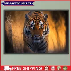 Buy Paint By Numbers Kit DIY Tiger Hand Oil Art Picture Craft Home Wall Decor(H1632) • 7.52£