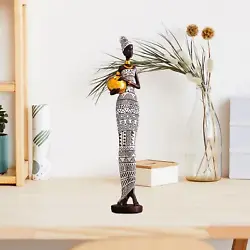 Buy Women Statue Art Piece African Figurine For Living Room Tabletop Office • 24.47£