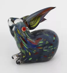 Buy Vintage Glass Rabbit Sculpture • 15£