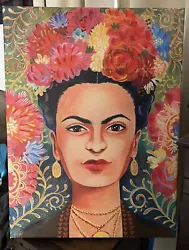 Buy Frida Kahlo Portrait By Stephanie Corfee: Embellished Art On Canvas • 42.13£
