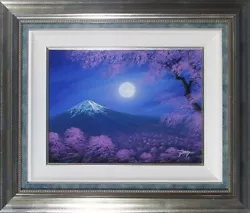 Buy Jon Rattenbury Original Acrylic Painting On Canvas Signed Framed Cherry Blossoms • 1,968.74£