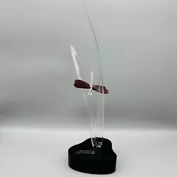 Buy Signed 2005 Frabel Glass Dragonfly Sculpture Trophy By Hoa Tran 14.5  • 188.05£