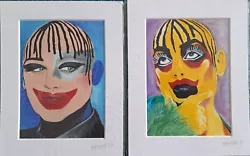 Buy Leigh Bowery And Boy George In 'Taboo' Pair Of Mounted Prints 9  X 7  • 20£