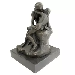 Buy The Kiss - Hot Cast Bronze Lovers Sculpture / Figurine By Rodin • 140£