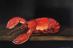 Buy Original Painting. Lobster .Still Life.Fine Art .Signed K Eggleston • 24.99£
