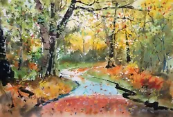 Buy 469 Autumn Is Here - Woodland Countryside Rural Landscape Ken Hayes • 23.99£