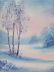 Buy Winter Sentiment, Ukrainian Artist Original Oil Painting Art Gift Decor • 24.60£