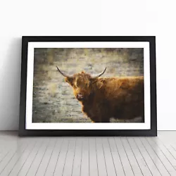 Buy Highland Bull Cow Vol.2 Wall Art Print Framed Canvas Picture Poster Decor • 24.95£