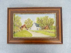 Buy P G Mosdell Oil On Board Framed Rural Scene 31 X 47 Cm Landscape • 19.99£