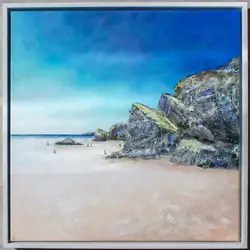 Buy Golden Bedruthan Beaches Original Art • 430£