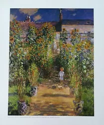 Buy Claude Monet The Artist's Garden At Vetheuil 1880. Ready-To-Frame Art Print • 9.50£