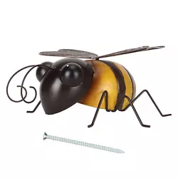 Buy Bee Wall Decor Metal Bright Colors Metal Bee Sculpture For Family Garden AUS • 33.27£