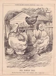 Buy 1925 Cartoon Print   All Fowls Day    Winston Churchill - Politics • 13.99£