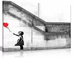 Buy Banksy Balloon Girl Graffiti Canvas Wall Art Picture Print • 34.99£