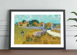 Buy Van Gogh Farmhouse In Provence  FRAMED WALL ART POSTER PAINTING PRINT 4 SIZES • 14.99£