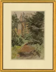 Buy R.M. Cox - Framed Mid 20th Century Watercolour, Deserted Garden • 36.80£