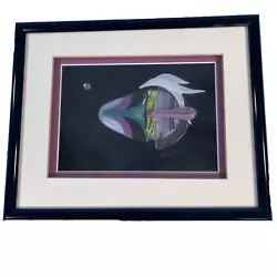 Buy Eagleton Signed Sculpture Glass Fusion 3D Art Glass Double Matted & Framed • 53.75£