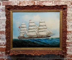Buy Lai Fong -19th Century Chinese Export Oil Painting- Scottish Lochs Sail Boat • 6,300.38£