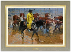 Buy Dan Mieduch Large Original Oil Painting On Board Signed Western Horse Cowboy Art • 11,283.89£