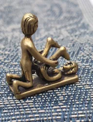 Buy 18+ Bronze Sculpture Nude Miniature Art Sex Figurine Female Male Sexual Erotic • 29.99£